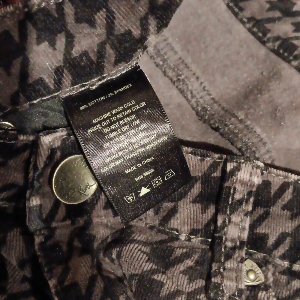 Kut from The Kloth Houndstooth Corduroy Pants - Picture 9 of 11